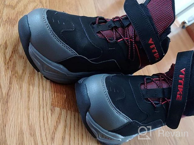 img 1 attached to Get your Kids Ready for the Trails 👦 with VITUOFLY Hiking Shoes - Comfortable and Stylish Boys' Boots review by Justin Malkowski