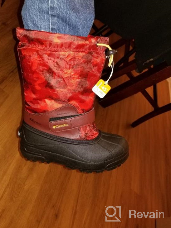 img 1 attached to ❄️ Columbia Youth Powderbug Forty Print Snow Boot: Unisex-Child Winter Boot review by Jeremy Watkins