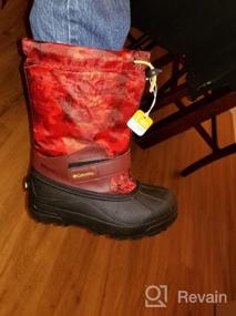 img 5 attached to ❄️ "Columbia Youth Powderbug Forty Print Snow Boot: Зимние ботинки для детей унисекс