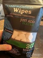 img 1 attached to Biodegradable Wet Wipes For Post Workout, Camping & More | 32 Count By Surviveware review by James Cabot