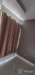 img 6 attached to 84In Grey Blackout Curtains - Thermal Insulated, Heat & Light Blocking Window Drapes For Bedroom/Living Room (2 Panels Set)