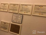 img 1 attached to Display Your Achievements In Style With DesignOvation Kieva Solid Wood Document Frames - Pack Of 6, Distressed Black 8.5X11 review by Robert Jaskolski