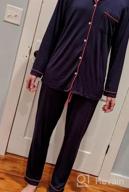 img 1 attached to Soft And Cozy Women'S Button-Down Pajama Sets For Comfy Lounging! review by Draek Villareal