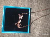 img 1 attached to 🎀 Personalized Girls' Necklace by CLY Jewelry: Customizable Necklaces & Pendants review by Sean Moran