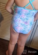img 1 attached to Hawaiian Style One-Piece Swimsuit With UPF 50+ Protection For Girls 4-10 Years review by Laura Russell