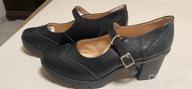 img 1 attached to DADAWEN Women'S Leather Mary Jane Oxford Shoes With Platform Mid Heel review by Robert Cooper