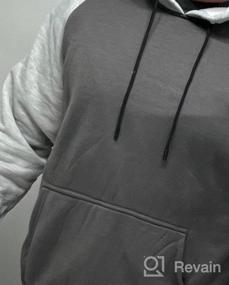 img 5 attached to Stay Cozy And Fashionable With DUOFIER Men'S Pullover Hoodies Featuring Kangaroo Pocket