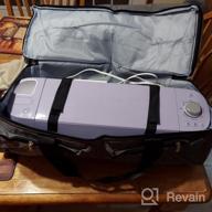 img 1 attached to Convenient Double-Layer Carrying Bag For Cricut Explore Air And Maker With KGMCARE Travel Tote: Perfect For Machine And Supplies Transportation - Purple review by Cody Siger