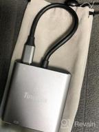 img 1 attached to USB C To Dual HDMI Adapter, 4K Thunderbolt 3 To 2 HDMI 1 In 2 Out Switch Splitter, USB 3.0 Hub And Type C To HDMI Converter For MacBook/MacBook Pro 2020/2019/2018, MacBook Air 2020/IPad Pro 2020 review by William Anacker
