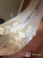 img 1 attached to Stunning Faiokaver Sequin Lace Wedding Veil - Elegant Cathedral Length With Comb review by Dave Goodman