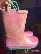 img 1 attached to Cute & Durable Rain Boots For Toddler Girls & Kids - Non-Slip & Waterproof With Easy-On Handles - Get Your NORTY Girls Rain Boots Now! review by Mark Albright