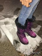 img 1 attached to Women'S Knee-High Water Resistant Fur-Lined Snow Boots - DailyShoes review by Matthew Fleming