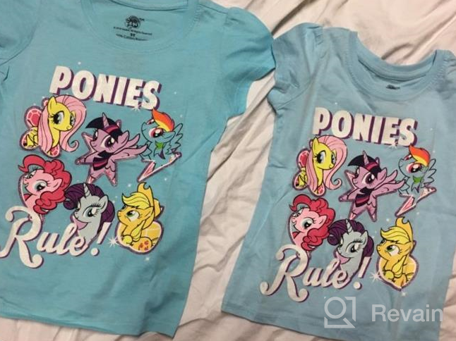 img 1 attached to 🦄 My Little Pony Girls' Toddler Best Friends Forever Tee: Short Sleeve Puff Perfection! review by Sonya Murphy