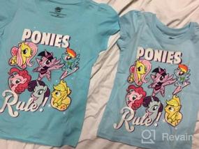 img 5 attached to 🦄 My Little Pony Girls' Toddler Best Friends Forever Tee: Short Sleeve Puff Perfection!