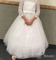 img 1 attached to Princess Vintage Bridesmaid Communion Birthday Girls' Clothing review by Christina Waltemeyer