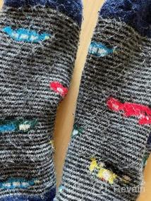 img 6 attached to FNOVCO Children's Winter Warm Wool Socks - 6 Pairs - Kids Boys Girls Animal Print Socks