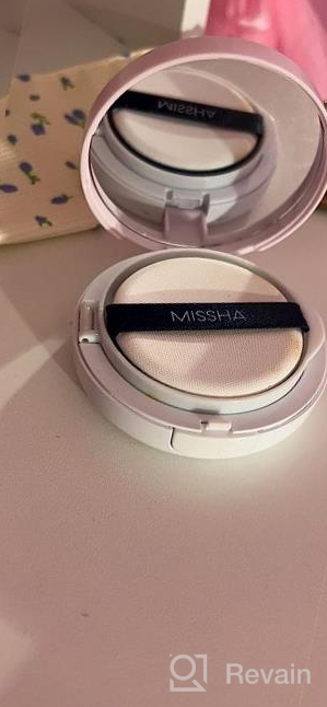 img 1 attached to MISSHA M Magic Cushion SPF50+/PA+++ No.27 Sunscreen Foundation. review by Antonio Lofton