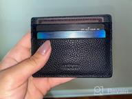 img 1 attached to MEKU Wallet: Genuine Leather Business Minimalist Men's Accessories – The Perfect Blend of Style and Functionality review by Gordie Johnson