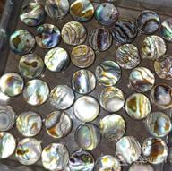 img 1 attached to 40 Packs Of Stunning Natural Abalone Shell Beads For DIY Jewelry Making With Storage Containers review by Andrea Stapley