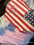 img 1 attached to Women'S Patriotic Tank Tops With American Flag Print - USA Stars And Stripes Loose Summer Vest Tees By FAYALEQ review by Andy Quade