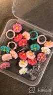 img 1 attached to Colorful And Decorative Flower Pushpins For Your Home Or Office: 30 Pieces Floret Thumb Tacks For Bulletin Board, Photo Wall, And More! review by Brandon Boones