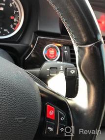 img 5 attached to BMW Engine Ignition Start Stop Button Replacement - Compatible With 1 3 5 6 X1 X3 X5 X6 Series (E81 E90 E91 E60 E63 E84 E83 E70 E71) By Jaronx Sports Red