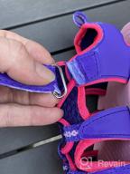 img 1 attached to Comfortable and Durable Kids' Summer Closed-Toe Sandals for Outdoor Sports and Beach Activities - Ideal for Boys and Girls of All Ages review by Jon Smith