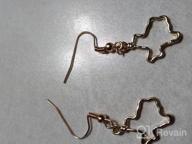 img 1 attached to 💠 Stylish Silver Texas Dangle Earrings for Girls' Jewelry review by Sarah More