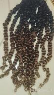 img 1 attached to 6-Inch 8-Piece BOB Passion Twist Pre-Twisted Crochet Braids Natural Black, Synthetic Braiding Hair Extensions By Toyotress Tiana - Ideal For Perfecting Your Passion Twist Look (Color: 1B) review by Wendy Washington