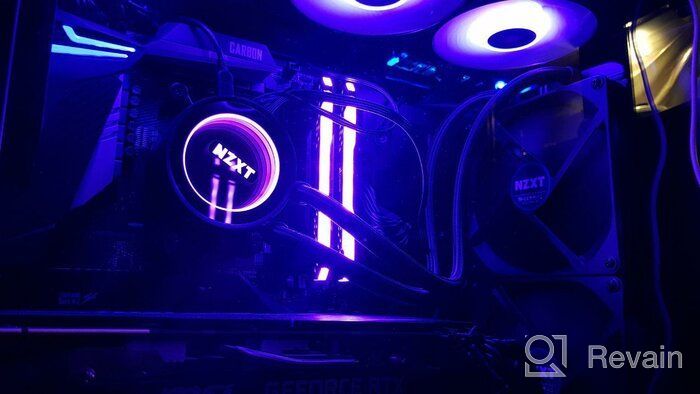 img 1 attached to 🌀 NZXT Kraken X62 280mm - CAM-Powered AIO Liquid Cooler with Infinity Mirror Design and Aer P140mm Radiator Fans review by Anastazja Steblianko ᠌