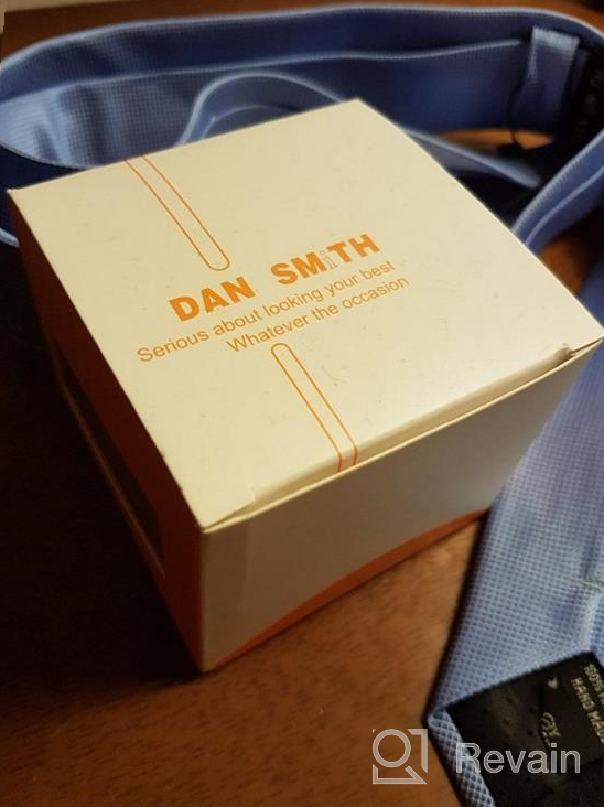 img 1 attached to Stylish Dan Smith Men's Checker Microfiber Necktie: A Perfect Addition to Your Fashion Collection, With Box Included! review by Jared Surabhi