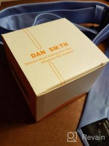 img 7 attached to Stylish Dan Smith Men's Checker Microfiber Necktie: A Perfect Addition to Your Fashion Collection, With Box Included!