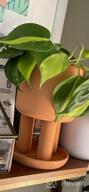 картинка 1 прикреплена к отзыву Set Of 2 - 4.5" Terracotta Clay Plant Pots W/ 3 Legs & Saucer | Indoor Succulent Planters от Jazz Rajasingam