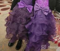 img 1 attached to NNJXD Dress Ruffles Wedding Dresses Girls' Clothing review by Rebecca Vattikuti