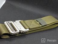 img 1 attached to Men's Adjustable Tactical Webbing Military Release Belts - Optimized Accessories for Enhanced Functionality review by Jonathan Reddick