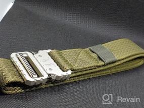 img 7 attached to Men's Adjustable Tactical Webbing Military Release Belts - Optimized Accessories for Enhanced Functionality