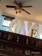 img 1 attached to Spread Love With FUN LITTLE TOYS Wooden Letters - Perfect Valentines Day Decorations For Home And Weddings review by Lequon Kirkpatrick