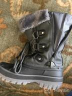 img 1 attached to Warm And Cozy Faux Fur-Lined Snow Boots For Boys & Girls By DREAM PAIRS review by Joe Roberts