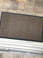 img 1 attached to Color G Waterproof Outdoor Door Mat - Perfect Front Door Mat For High Traffic Areas. review by Gillian Francis