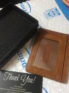 img 1 attached to Streamlined Holder Minimalist Wallet: Sleek and Compact Pocket Wallet review by Andrew Jones