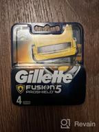 img 1 attached to Gillette Fusion5 ProShield Men's Razor Blades - Pack of 4 Refills review by Agata Szewczyk ᠌