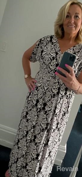 img 1 attached to Stylish And Comfortable: KOH KOH Women'S Printed Maxi Dress Ideal For Summer Outings review by Stephen Hobbs