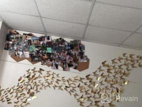 img 5 attached to 36 шт. Серебряные 3D съемные бабочки наклейки на стены наклейки для спальни гостиная детская комната украшения на день рождения