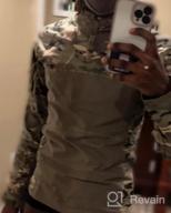 картинка 1 прикреплена к отзыву CARWORNIC мужская тактическая военная штурмовая боевая рубашка с длинным рукавом Slim Fit камуфляжная футболка с молнией от Ryan Richards