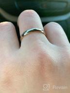 img 1 attached to 14K Solid Gold Wedding Rings By Wellingsale review by John Langdon