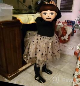 img 7 attached to Stylish NNJXD Toddler Girl Polka Dotted Ruffled Long Sleeve Tutu Party Dresses: A Multilayer Delight