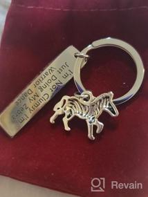 img 6 attached to 🦓 CENWA Zebra Warrior EDS Fibro Awareness Dance Keychain for Ehlers Danlos Syndrome - Enhancing Your Zebra Warrior Gift