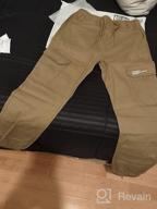img 1 attached to 👖 Stylish and Comfortable LOKTARC Cargo Pants for Boys' - Drawstring Jogger in Trendy Boys' Clothing review by Jeff Jackson