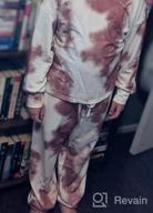 img 1 attached to 👚 Apbondy Girls 2PCS Tie Dye Hoodies and Jogger Sweatpant Sets for Comfy & Stylish Loungewear review by Andrea Lee