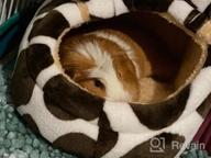 img 1 attached to XL Grey Pet Bed For Small Animals: Guinea Pigs, Hamsters, Hedgehogs & More review by Eric Budd